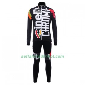 Radbekleidung Radtrikot Langarm + Lang Trägerhose 2017 Cinelli Chrome N001